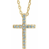 Petite Cross Necklace Or Pendant