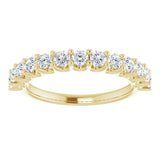 14K Yellow 9/10 CTW Lab-Grown Diamond Anniversary Band