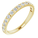 14K Yellow 1/2 CTW Lab-Grown Diamond Anniversary Band