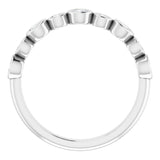 Bezel-Set Anniversary Band