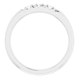 Platinum 1/3 CTW Lab-Grown Diamond Anniversary Band