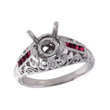 14KT Gold Semi-Mount Engagement Ring