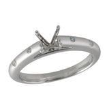 14KT Gold Semi-Mount Engagement Ring