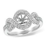 14KT Gold Semi-Mount Engagement Ring