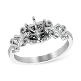 14KT Gold Semi-Mount Engagement Ring