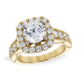 14KT Gold Semi-Mount Engagement Ring