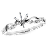 14KT Gold Semi-Mount Engagement Ring