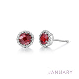 January Birthstone Earrings