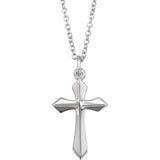 Sterling Silver Cross 18