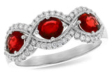 Colored Stone Rings  -  Women'